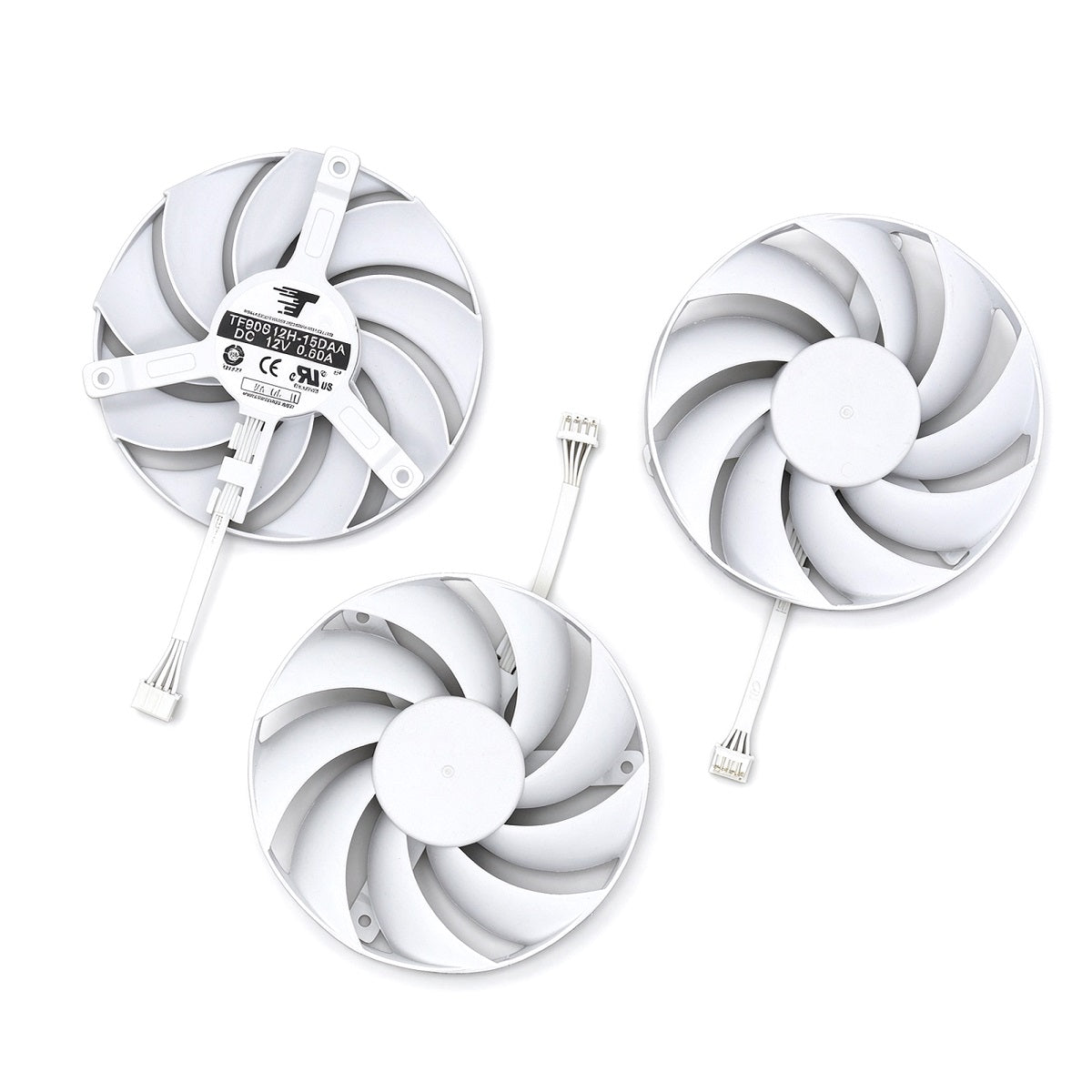 ZOTAC GAMING GeForce RTX 5070 Ti SOLID CORE OC White Edition GPU Fan Replacement