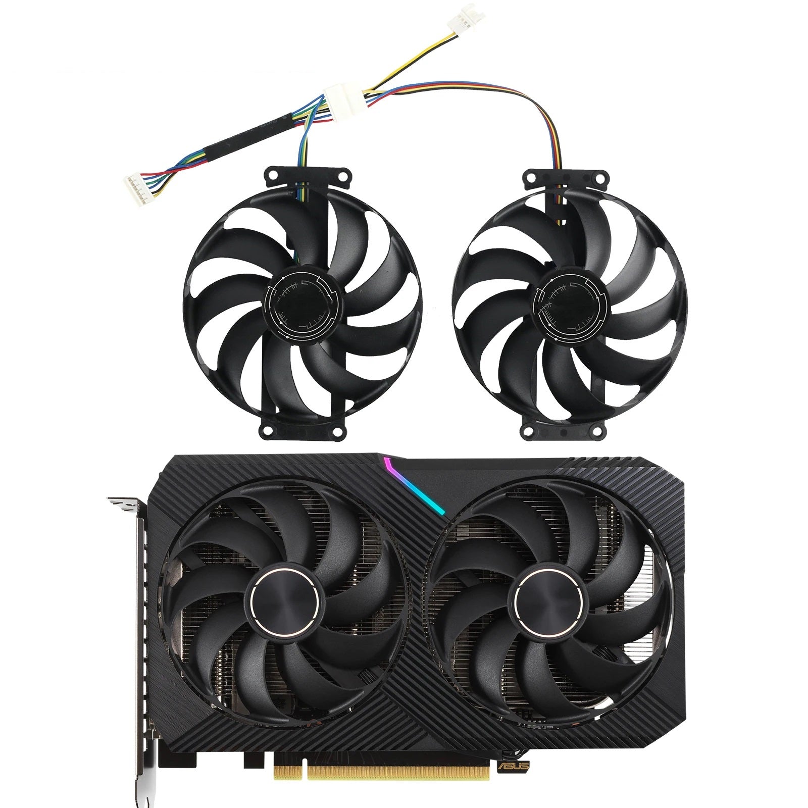 ASUS GeForce GTX 1660 SUPER MINI GPU Fan Replacement