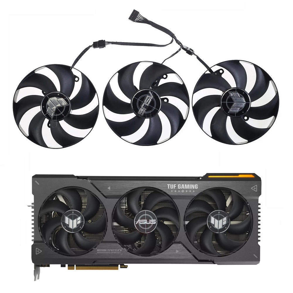 ASUS TUF Gaming Radeon RX 7900 XT, RX 7900 XTX OC GPU Fan Replacement