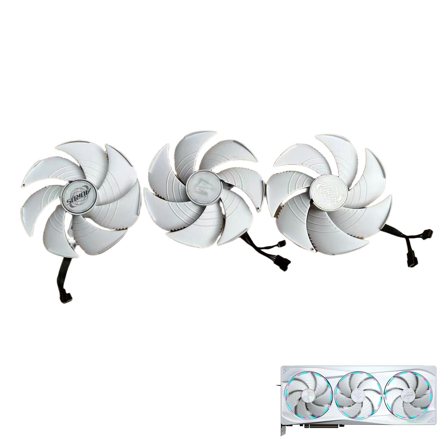 Gigabyte AORUS GeForce RTX 5080, 5090 MASTER, 5090 STEALTH ICE GPU Fan Replacement