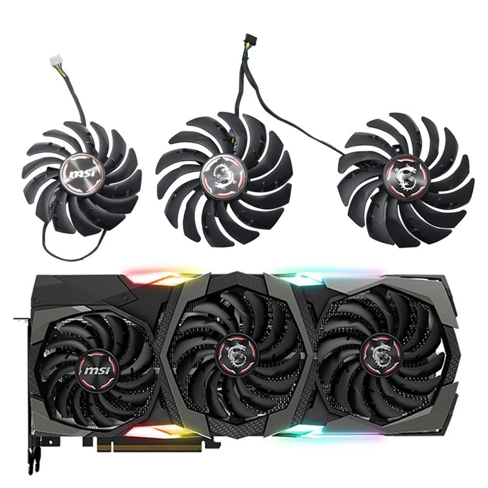 MSI Geforce RTX 2070 SUPER 2080 2080Ti Gaming Trio Fan Replacement