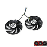 MSI GeForce RTX 4070, Gaming and Super Gaming X SLIM GPU Fan and Shroud Replacement