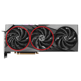 MSI GeForce RTX 4080, 4090 Gaming X SLIM GPU Fan Replacement