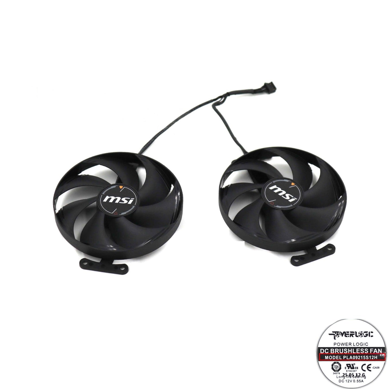 MSI GeForce RTX 5060Ti Shadow 2X PLUS GPU Fan & Shroud Replacement