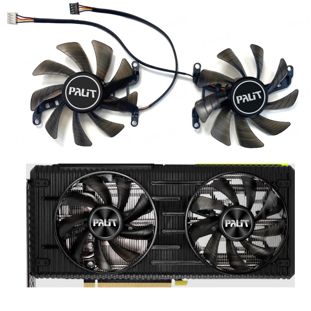 PALIT GeForce RTX 3050, 3060 Dual & RTX 3060 Ti Dual OC Fan Replacement