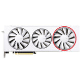 XFX Quicksilver AMD Radeon RX 7800 XT Magnetic Air Gaming Arctic White GPU Fan Replacement