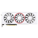 XFX Quicksilver AMD Radeon RX 7800 XT Magnetic Air Gaming Arctic White GPU Fan Replacement