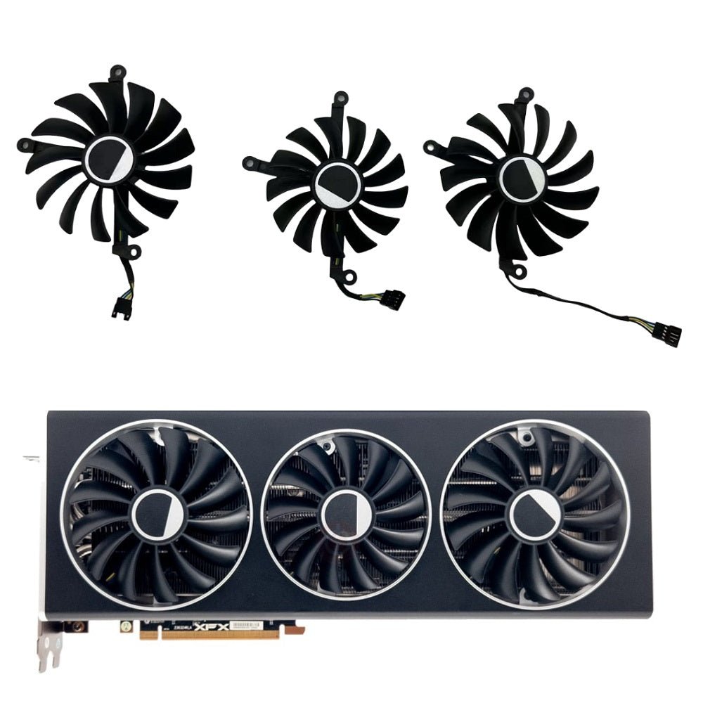 XFX Speedster MERC 319 Radeon RX 7800 XT BLACK Edition GPU Fan Replacement