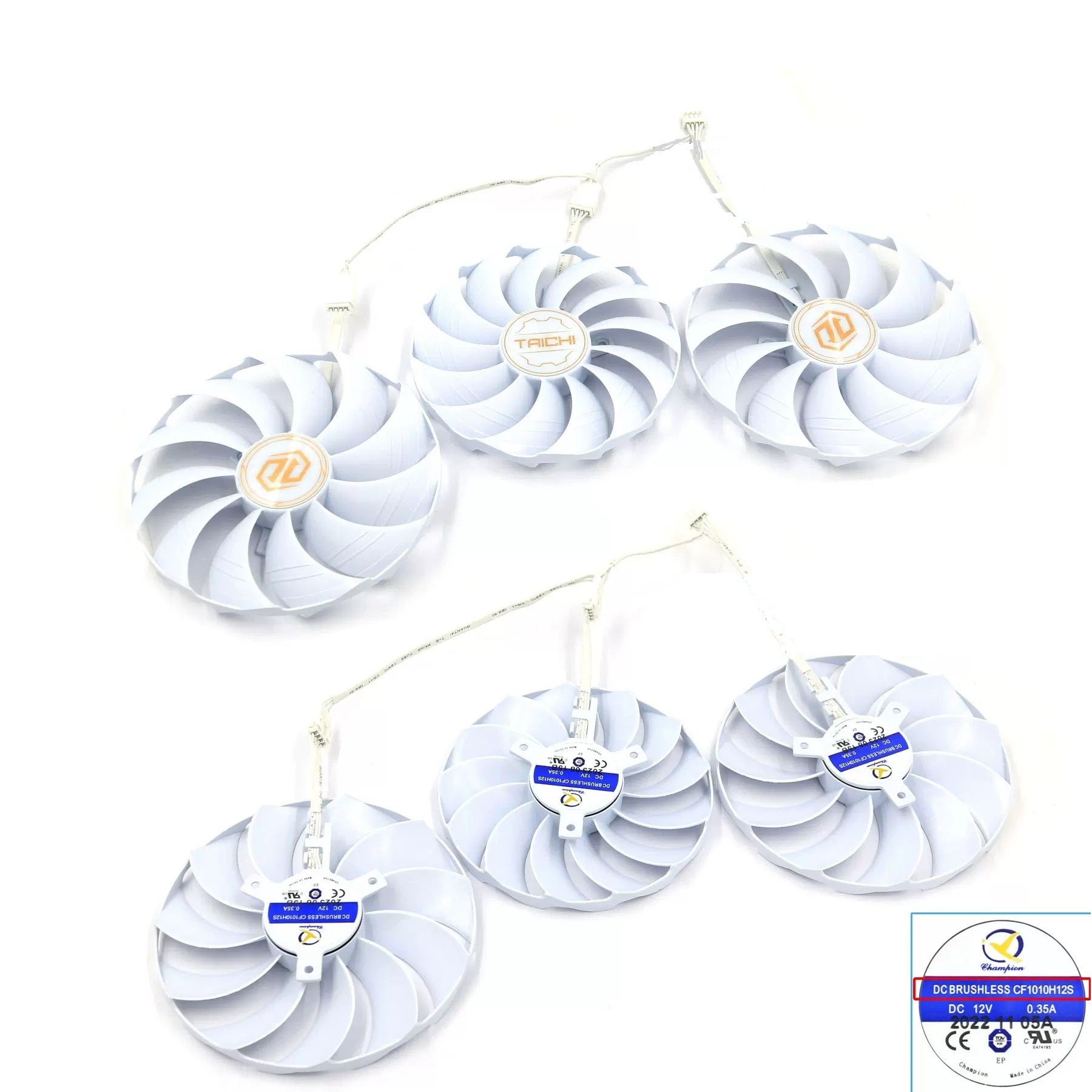 ASROCK AMD Radeon RX 7900 XTX TaiChi White GPU Fan Replacement