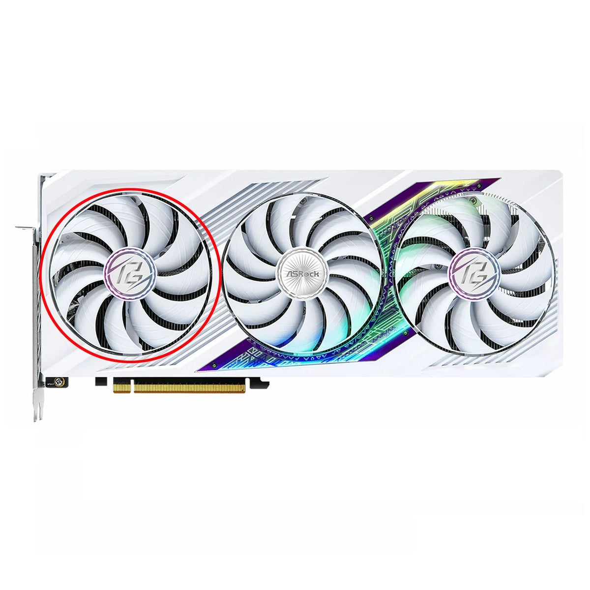 ASRock Radeon RX 7900 XT Phantom Gaming White GPU Fan Replacement