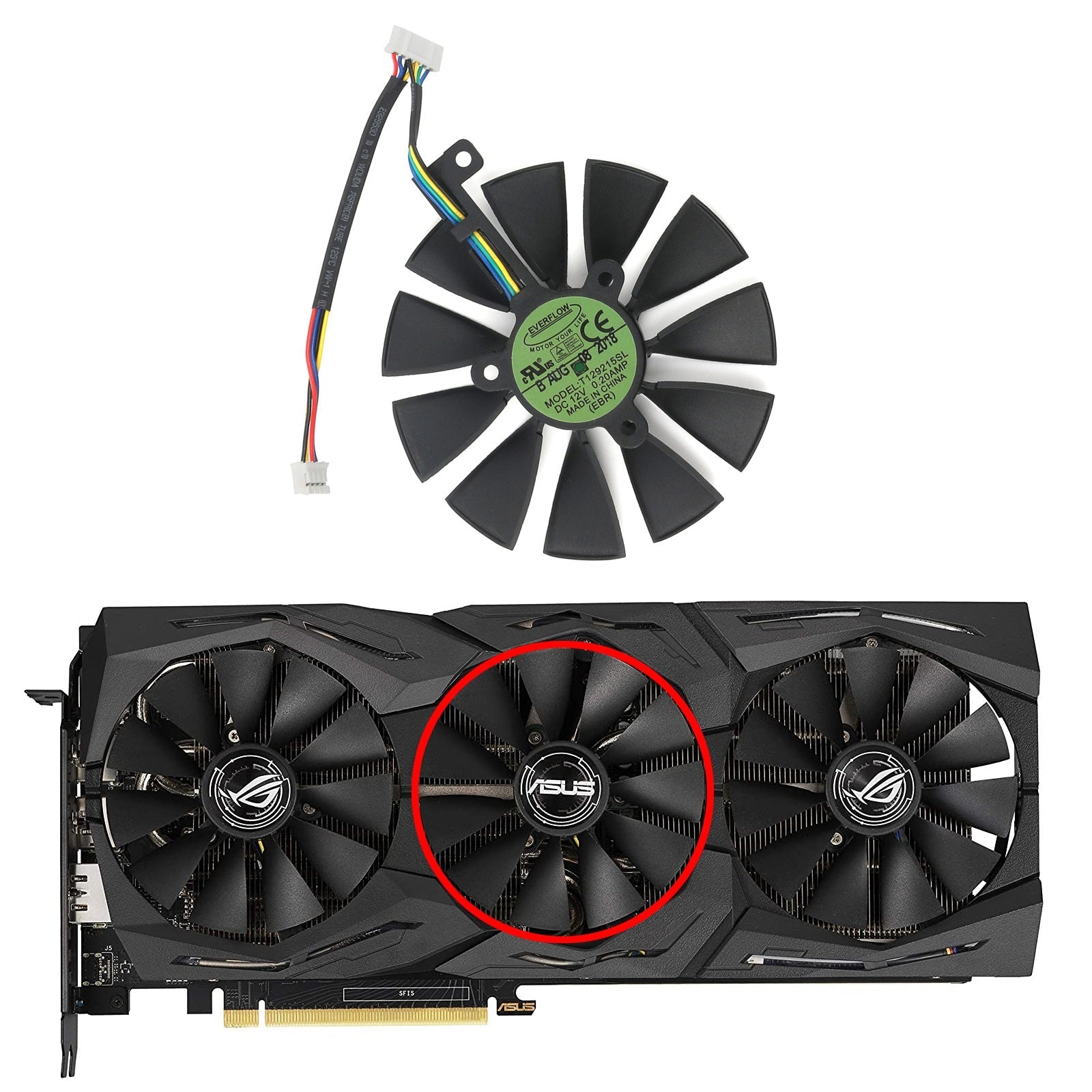ASUS ROG STRIX GeForce RTX 2060/2070 Fan Replacement