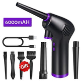USB Rechargeable Air Duster - Cordless & Portable Cleaner for Computers and Laptops