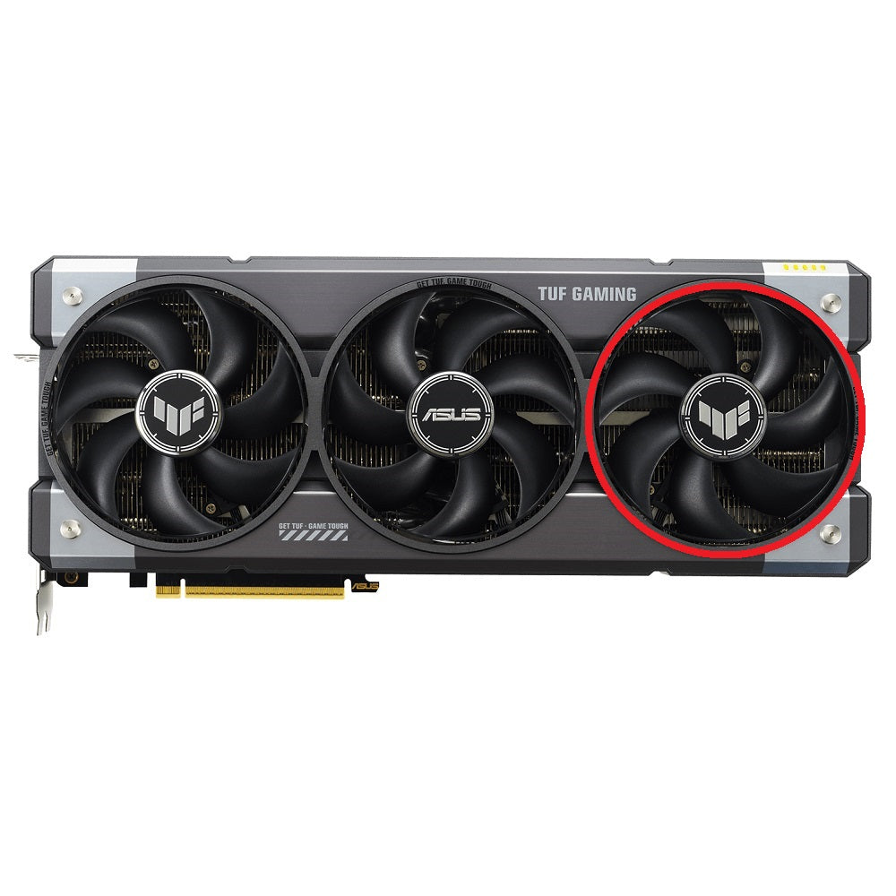 ASUS TUF Gaming GeForce RTX 5080, 5090 GDDR7 GPU Fan Replacement