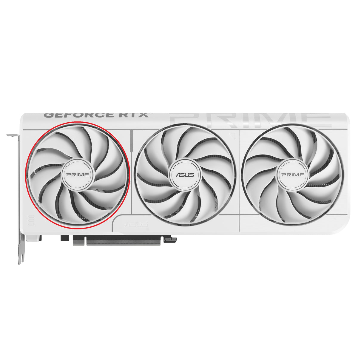 ASUS PRIME GeForce RTX 5070 White OC Edition GPU Fan and Shroud Replacement