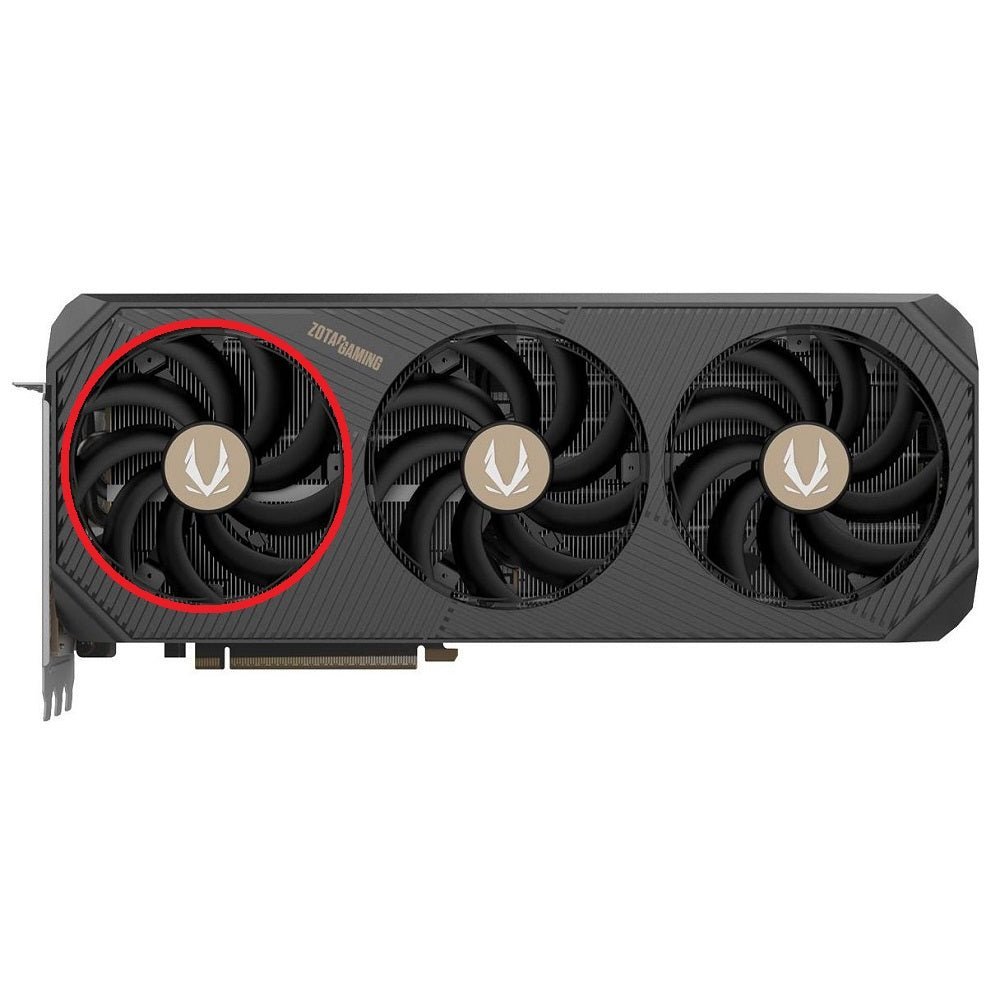 ZOTAC GAMING GeForce RTX 5070 Ti SOLID OC GPU Fan Replacement