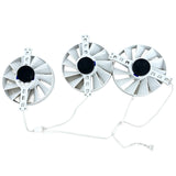 XFX Mercury AMD Radeon RX 9070 XT OC White Gaming Edition GPU Fan Replacement and Shroud