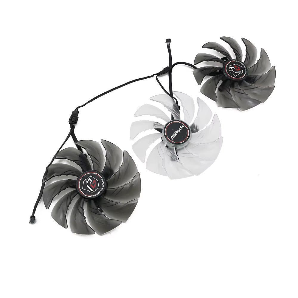 ASRock AMD Radeon RX 6800 XT, 6900 XT, 6950 XT Phantom Gaming D 16G OC GPU Fan