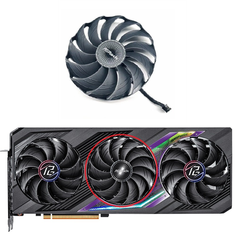 Amd Radeon Fan ASRock AMD Radeon RX 7700 XT, 7800 XT, 7900 XT, 7900 XTX Phantom Gaming ...