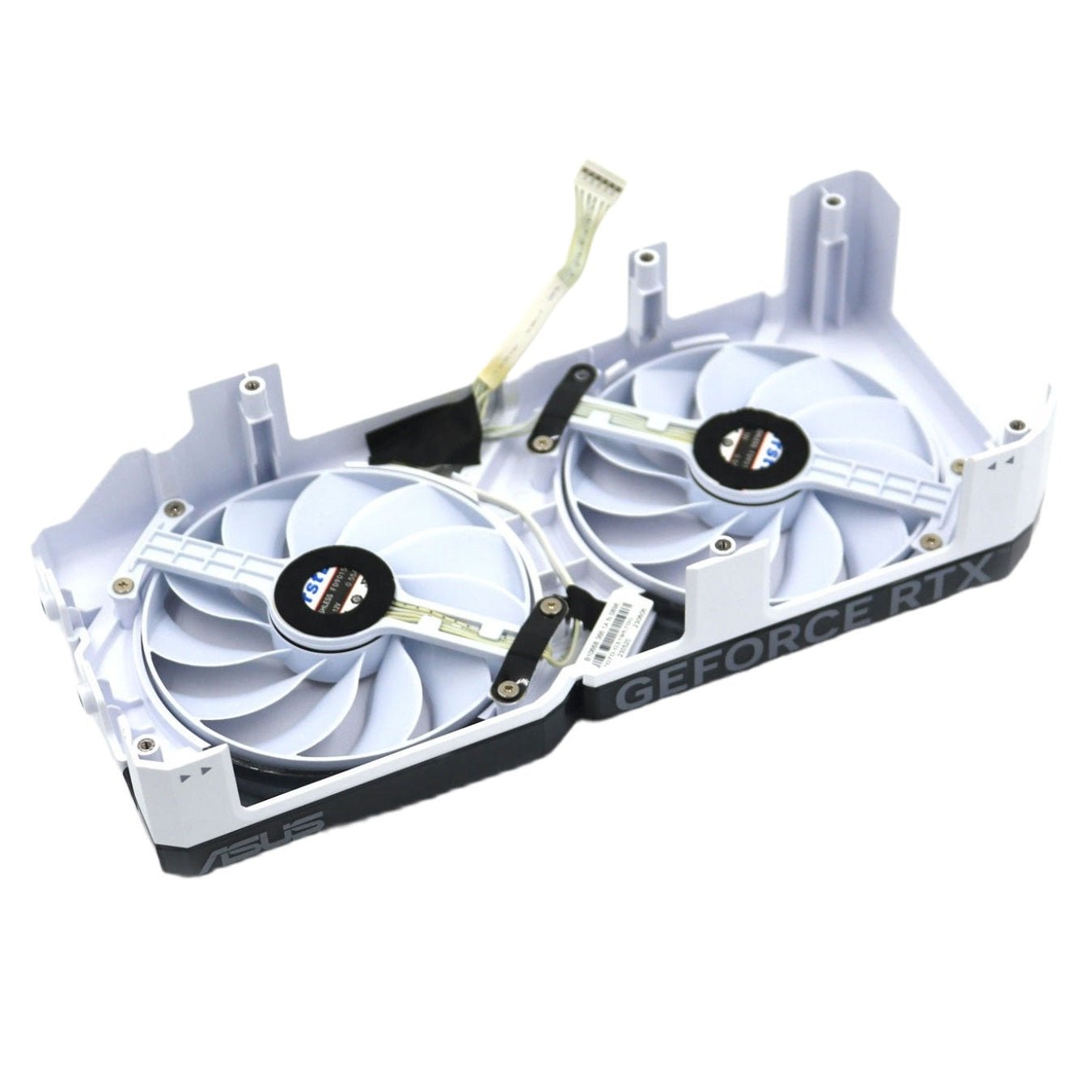 ASUS Dual GeForce RTX 4060, 4060 Ti White GPU Fan and Shroud Replacement