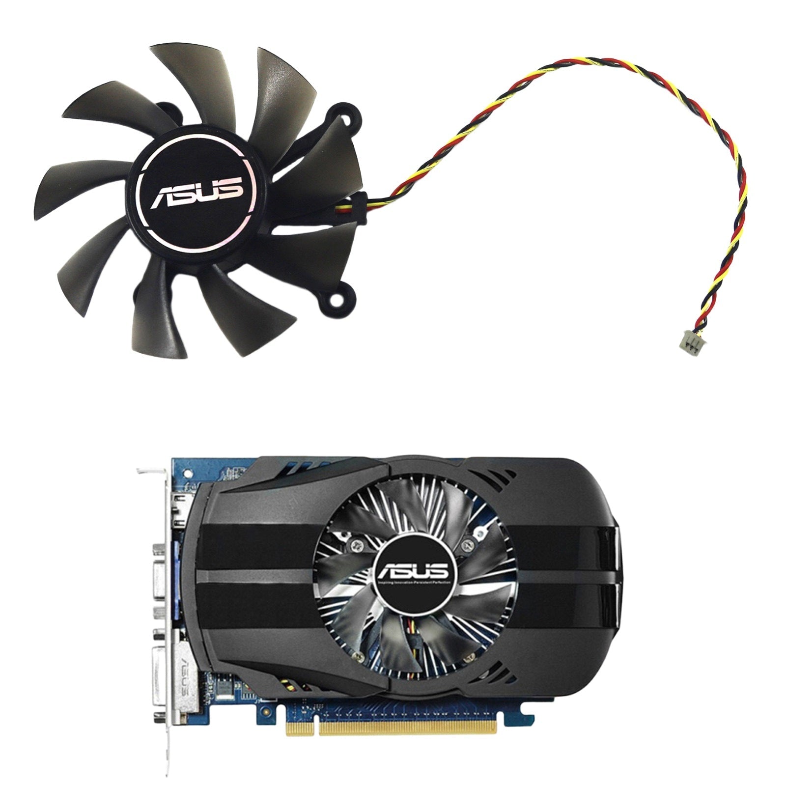 ASUS GT 720 730 740 GT 620 630 640, GTX 550 Ti, 560 SE, 7850 GPU Fan Replacement
