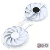 ASUS Prime Radeon RX 9070 XT White GPU Fan and Shroud Replacement