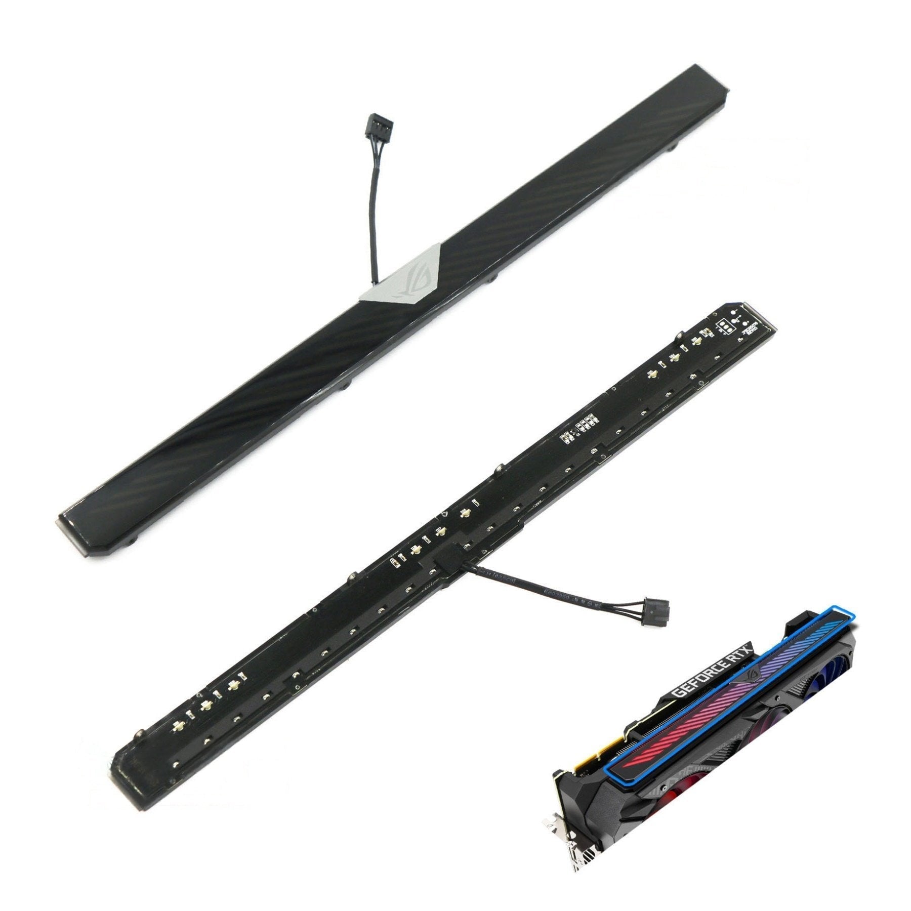 ASUS ROG STRIX RTX 3060 Ti / 3070 / 3070 Ti / 3080 / 3080 Ti / 3090 GPU Fan, Shroud and RGB Lights Replacement