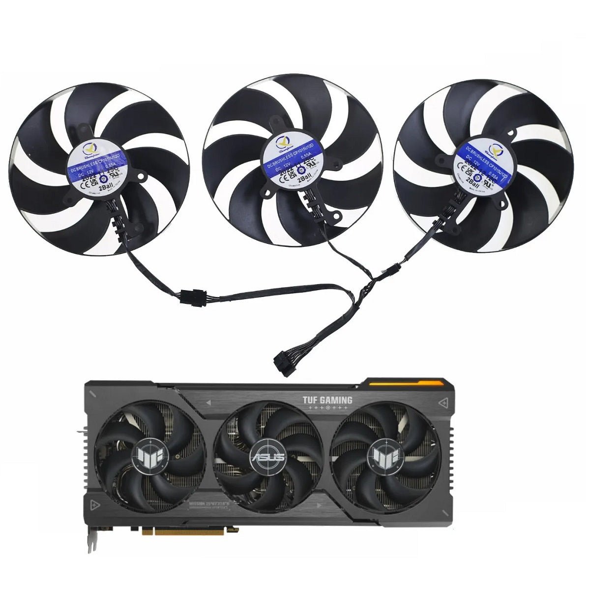 豪華で新しい 4080 4080, RTX GeForce Gaming TUF ASUS SUPER, Fan GPU 4090 その他