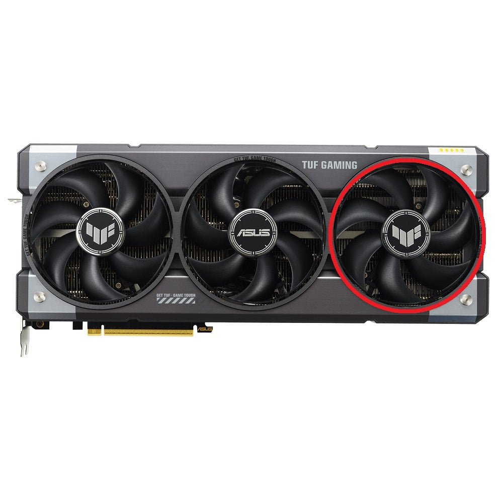 ASUS TUF Gaming GeForce RTX 5080, 5090 GDDR7 GPU Fan Replacement