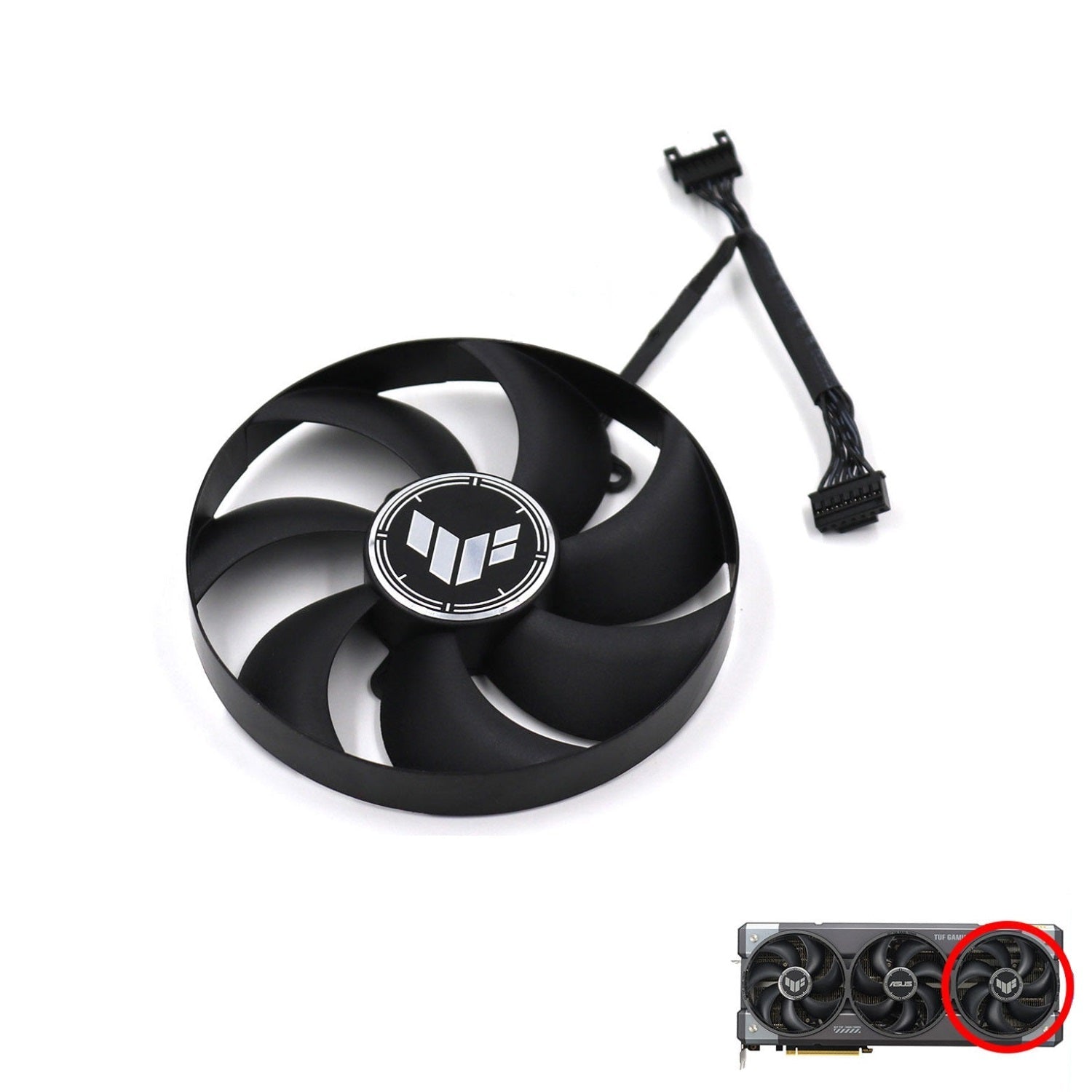 Rtx Rpm Fan ASUS TUF Gaming GeForce RTX 5080, 5090 GDDR7 GPU Fan Replacement