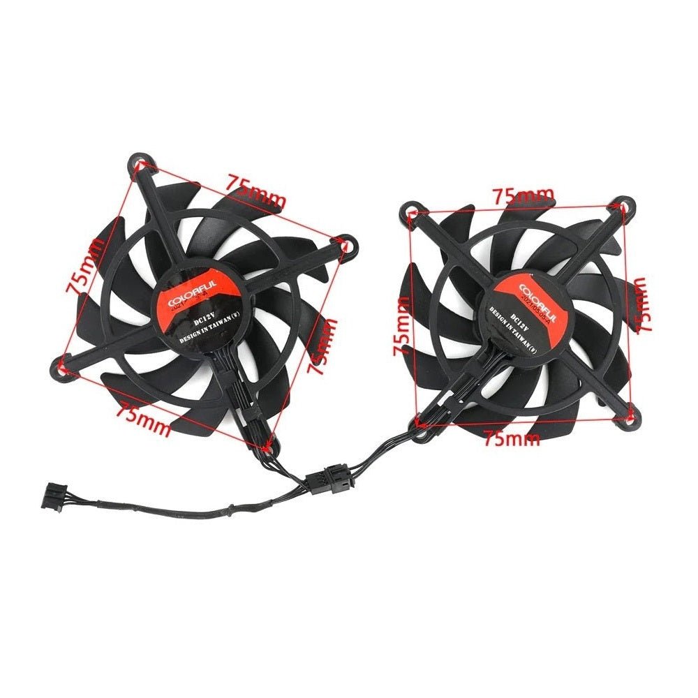 Colorful GeForce 3060, 3060Ti NB DUO GPU Fan Replacement