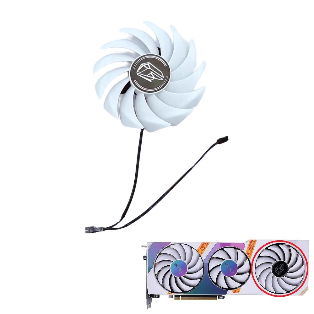 COLORFUL GeForce RTX 3080 3070 3060 Ti iGame Ultra OC White Fan Replacement