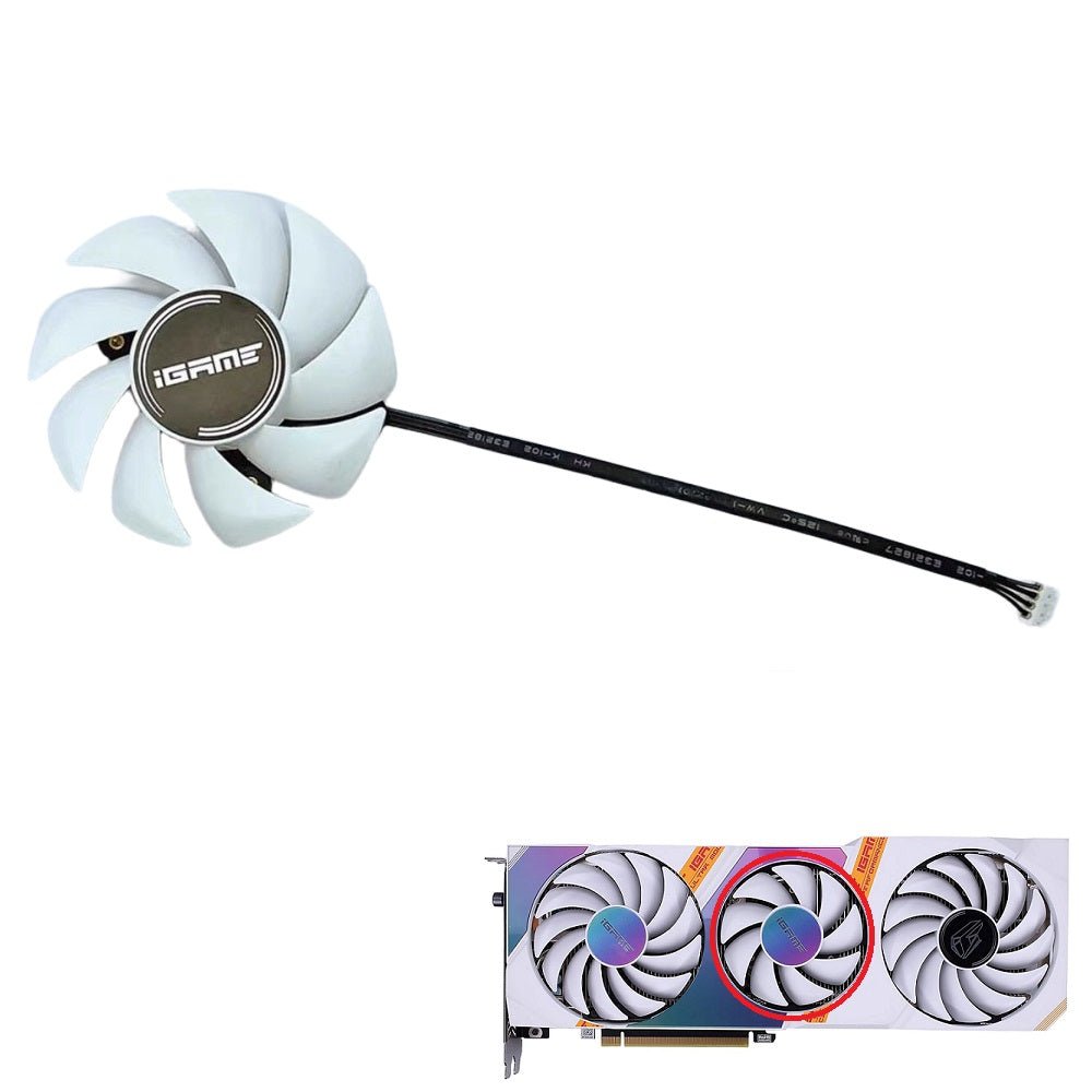 COLORFUL GeForce RTX 3080 3070 3060 Ti iGame Ultra OC White Fan Replacement