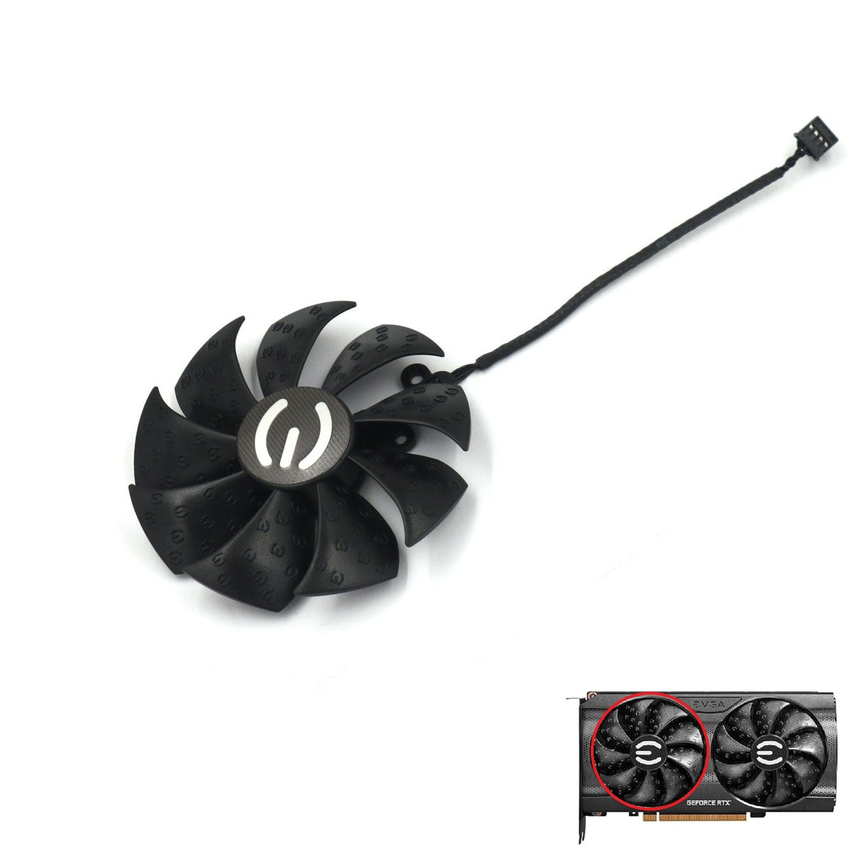 EVGA GeForce RTX 3050, 3060 & 3060 Ti XC GAMING Fan Replacement