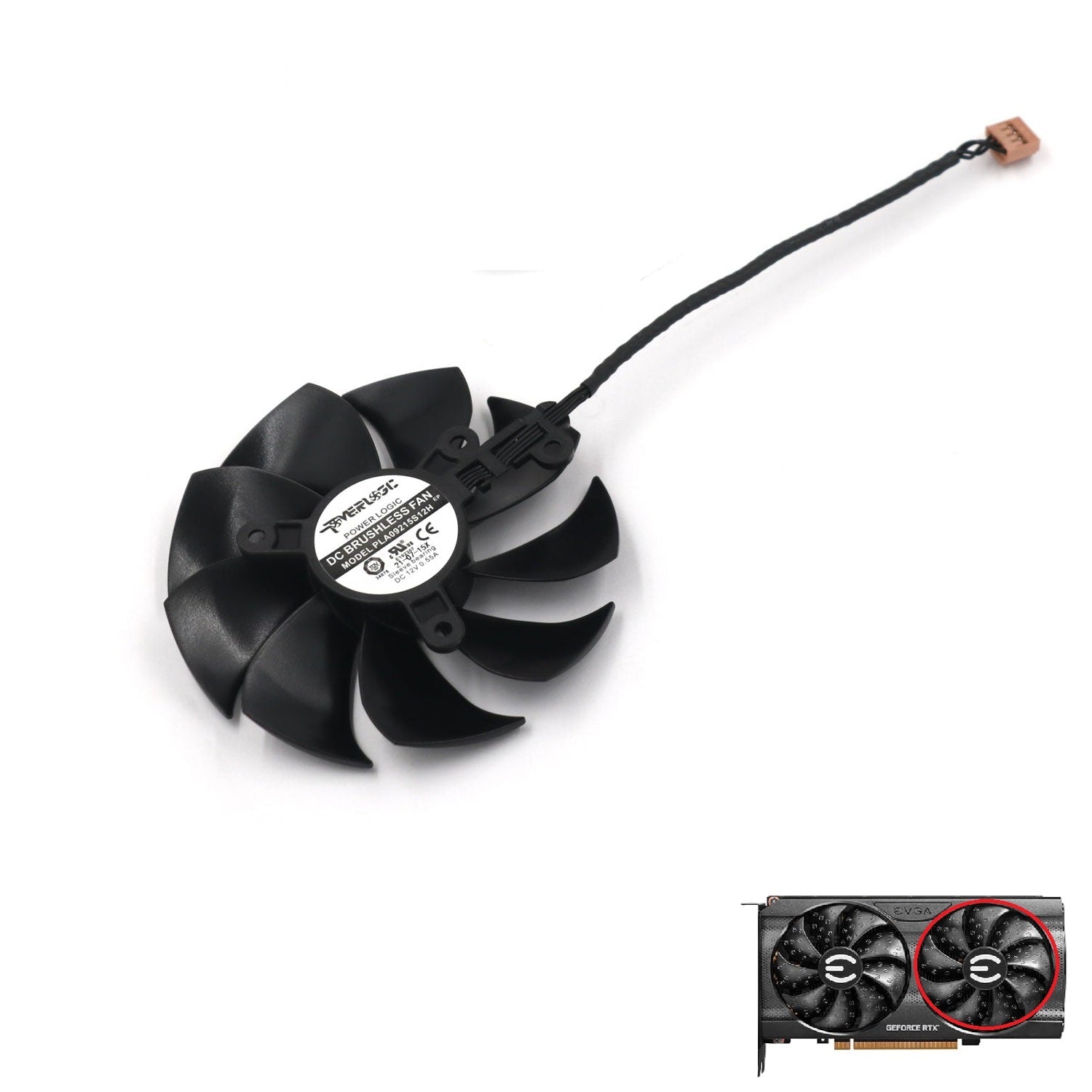 EVGA GeForce RTX 3050, 3060 & 3060 Ti XC GAMING Fan Replacement