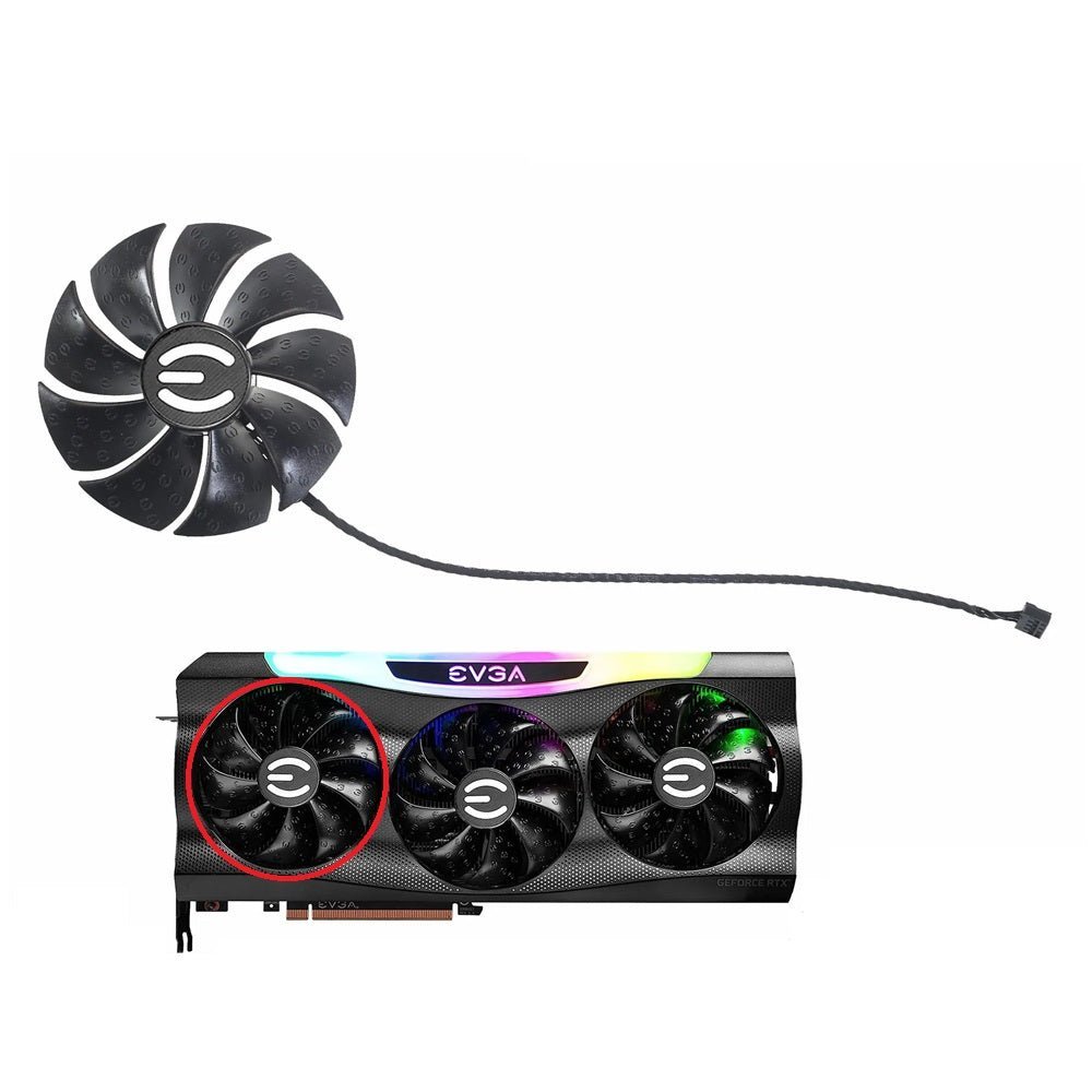 Rtx Computer Fan EVGA GeForce RTX 3090 Ti FTW3 GPU Fan Replacement