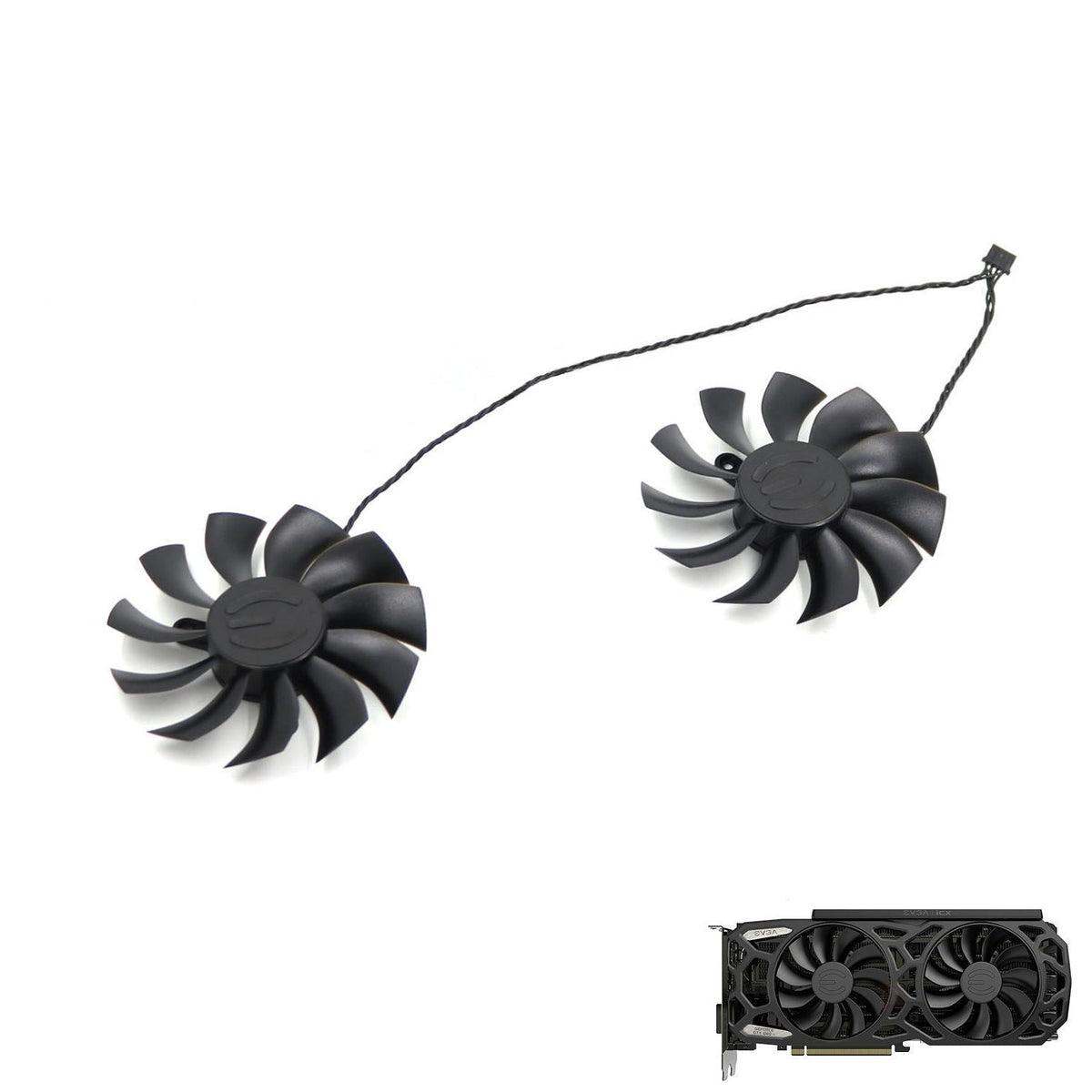 EVGA GTX 1080 Ti SC Fan Replacement Model: PLA09215B12H