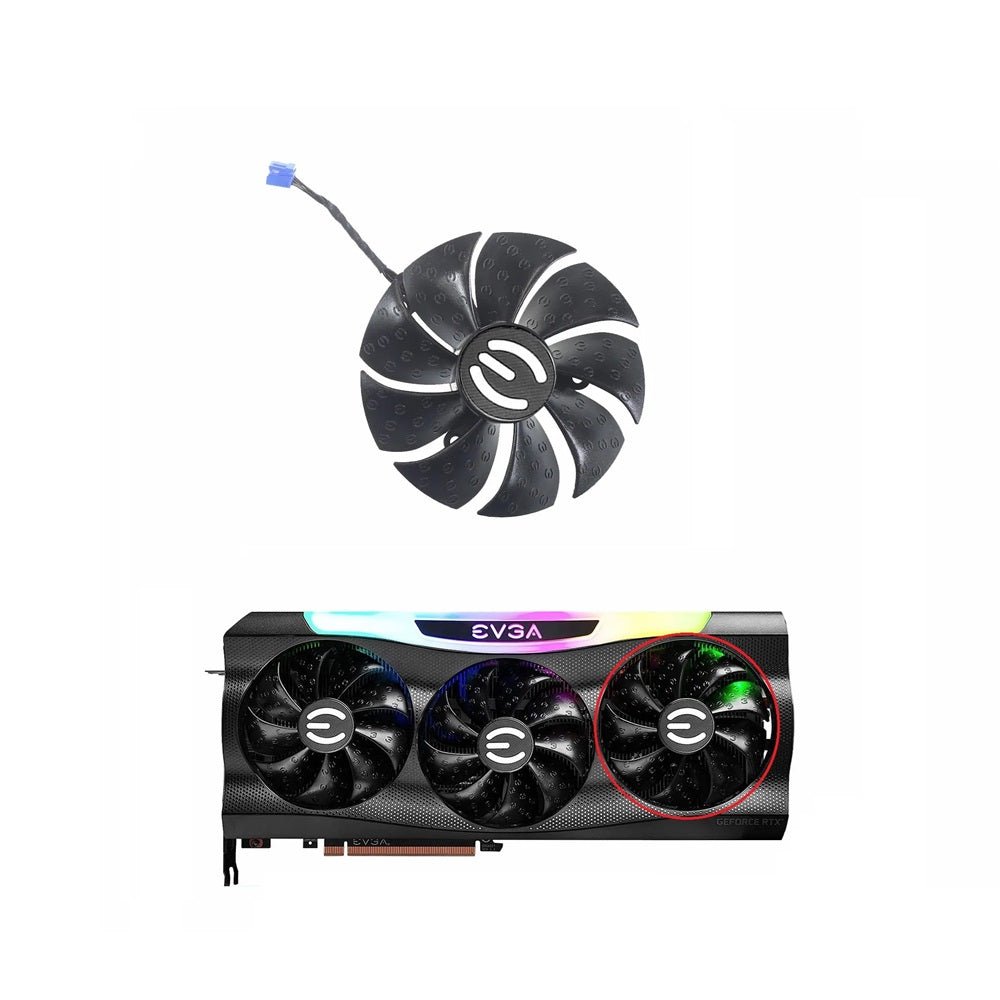 EVGA RTX 3060 Ti, 3070, 3070 Ti, 3080, 3080 Ti, 3090, 3090 Ti FTW3 GPU Fan Replacement