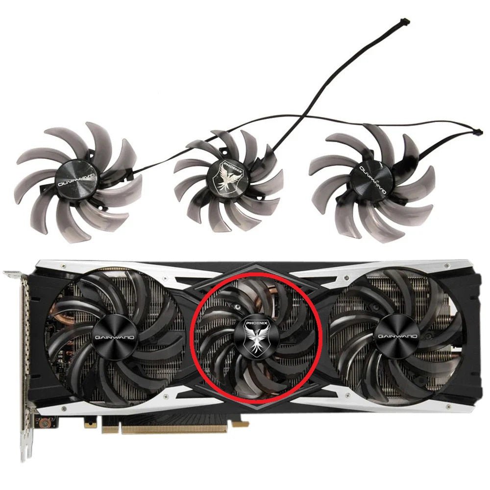 Gainward GeForce RTX 2070, 2080 PHOENIX GS GPU Fan Replacement