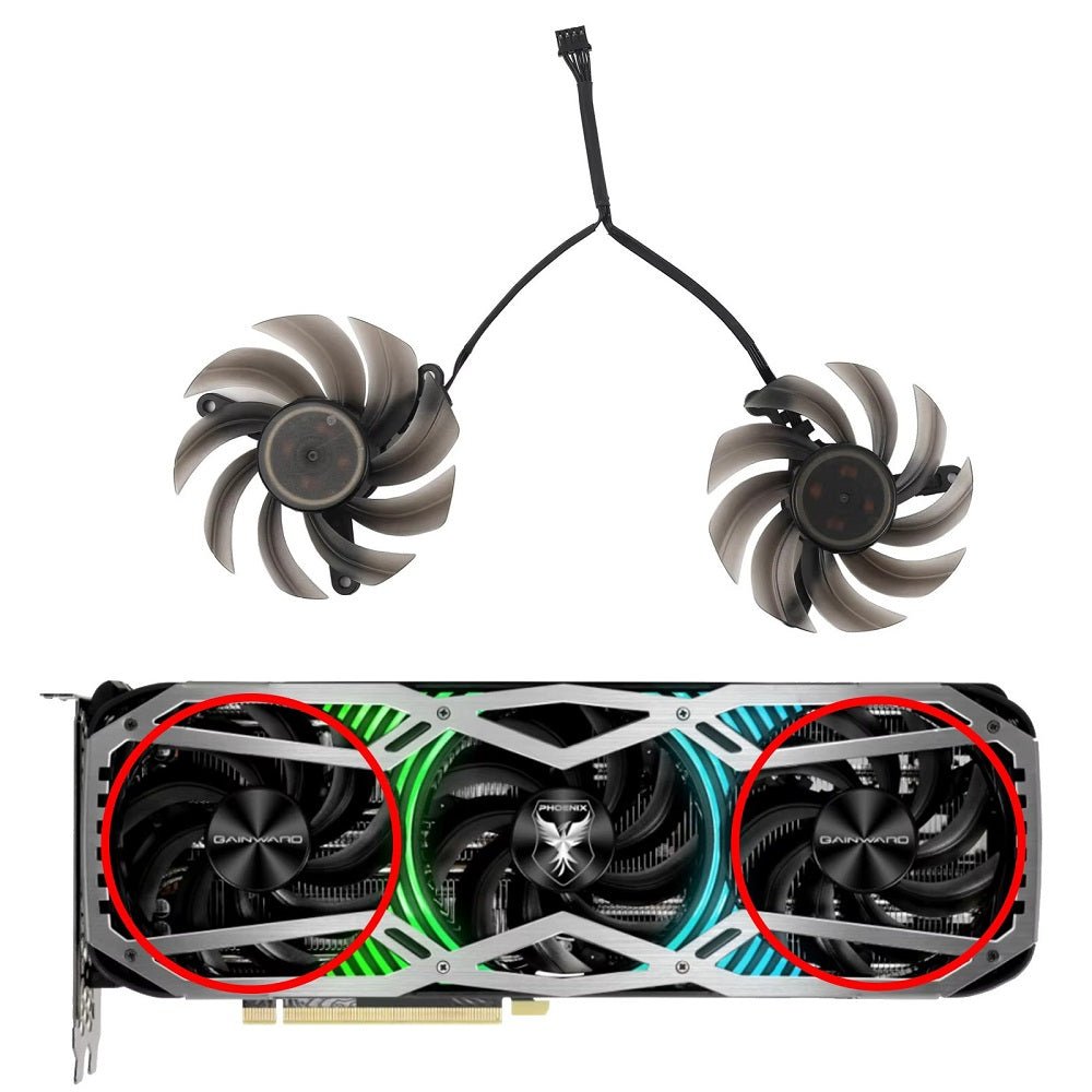 Gainward GeForce RTX 3060Ti 3070 3070Ti 3080 3080Ti 3090 Phoenix Fan Replacement