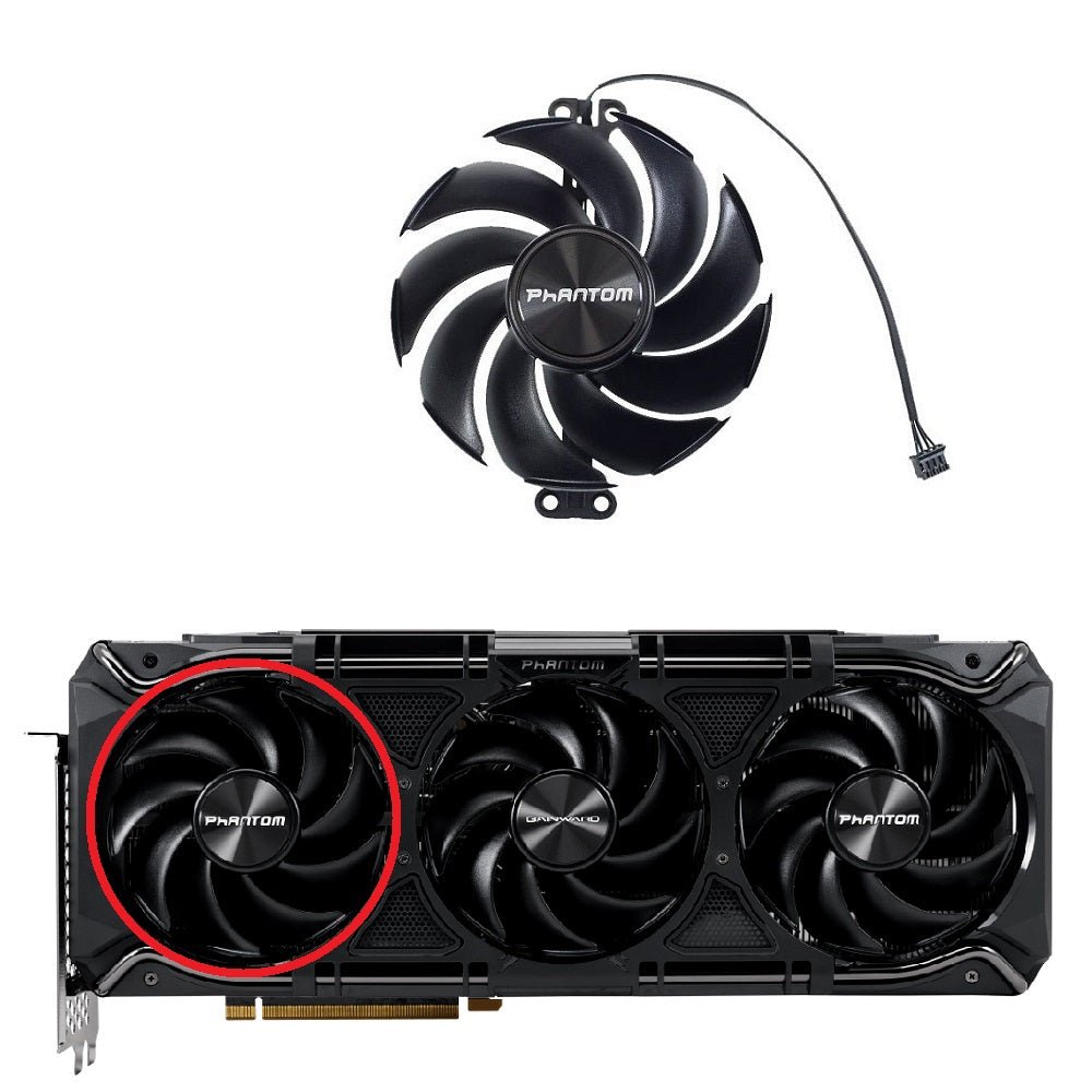 Gainward GeForce RTX 4070 Ti, 4080, 4090 Phantom GPU Fan Replacement