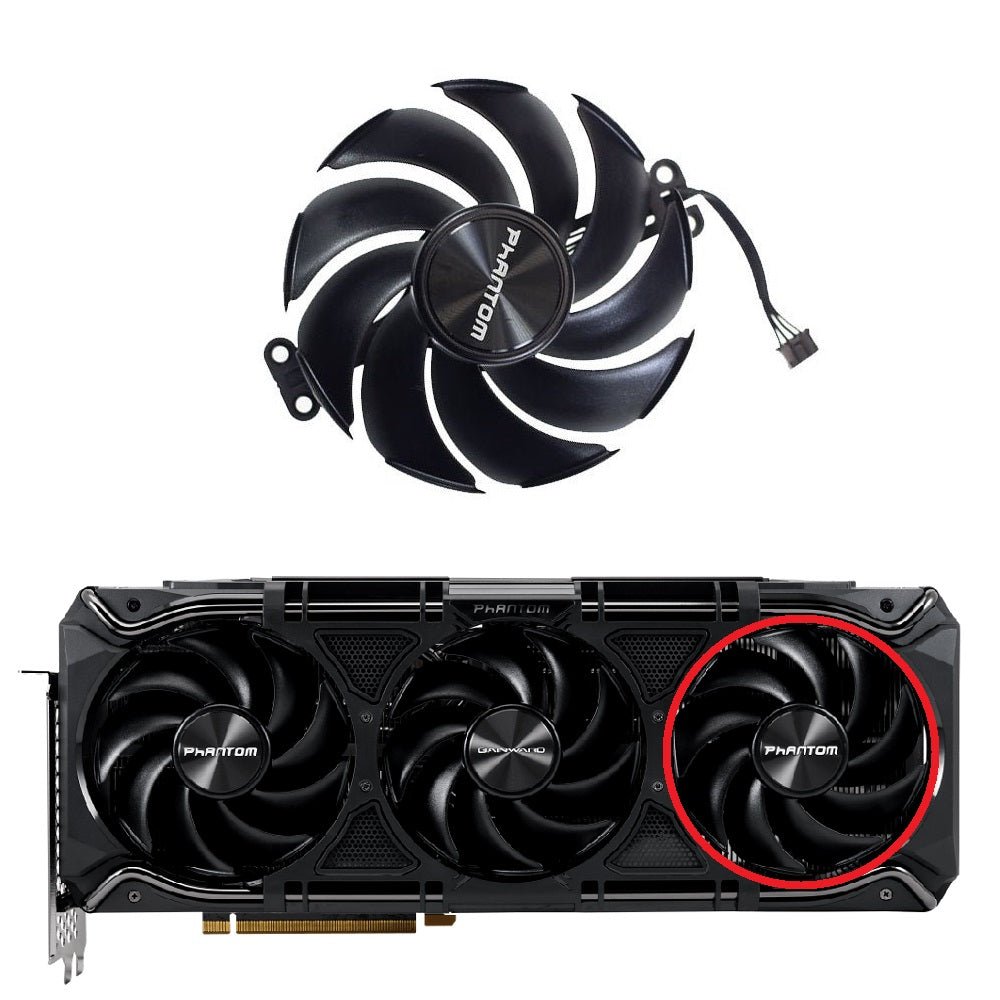 Gainward GeForce RTX 4070 Ti, 4080, 4090 Phantom GPU Fan Replacement