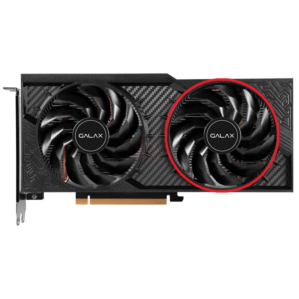 GALAX RTX 4060, 4060 Ti 1 - Click OC GPU Fan Replacement