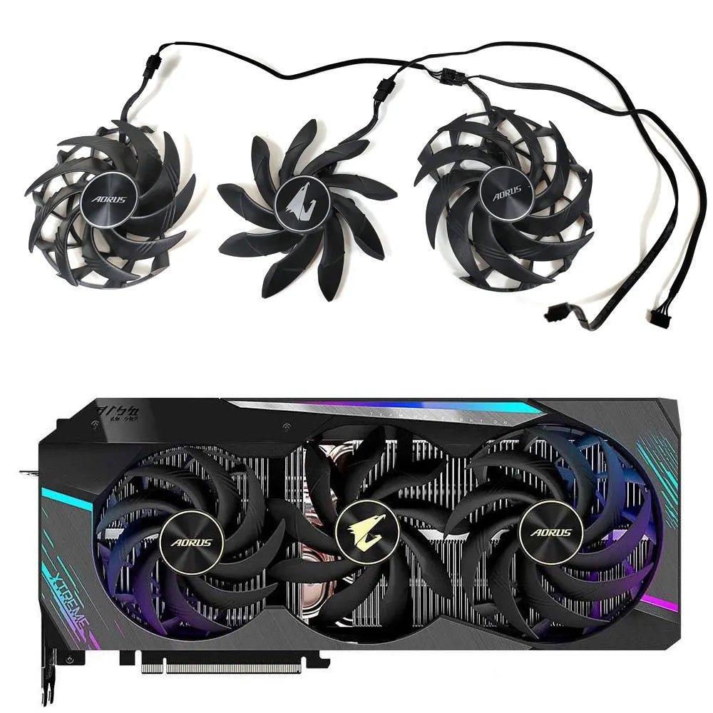 Gigabyte AORUS GeForce RTX 3080, 3080 Ti, 3090 XTREME GPU Fan Replacement