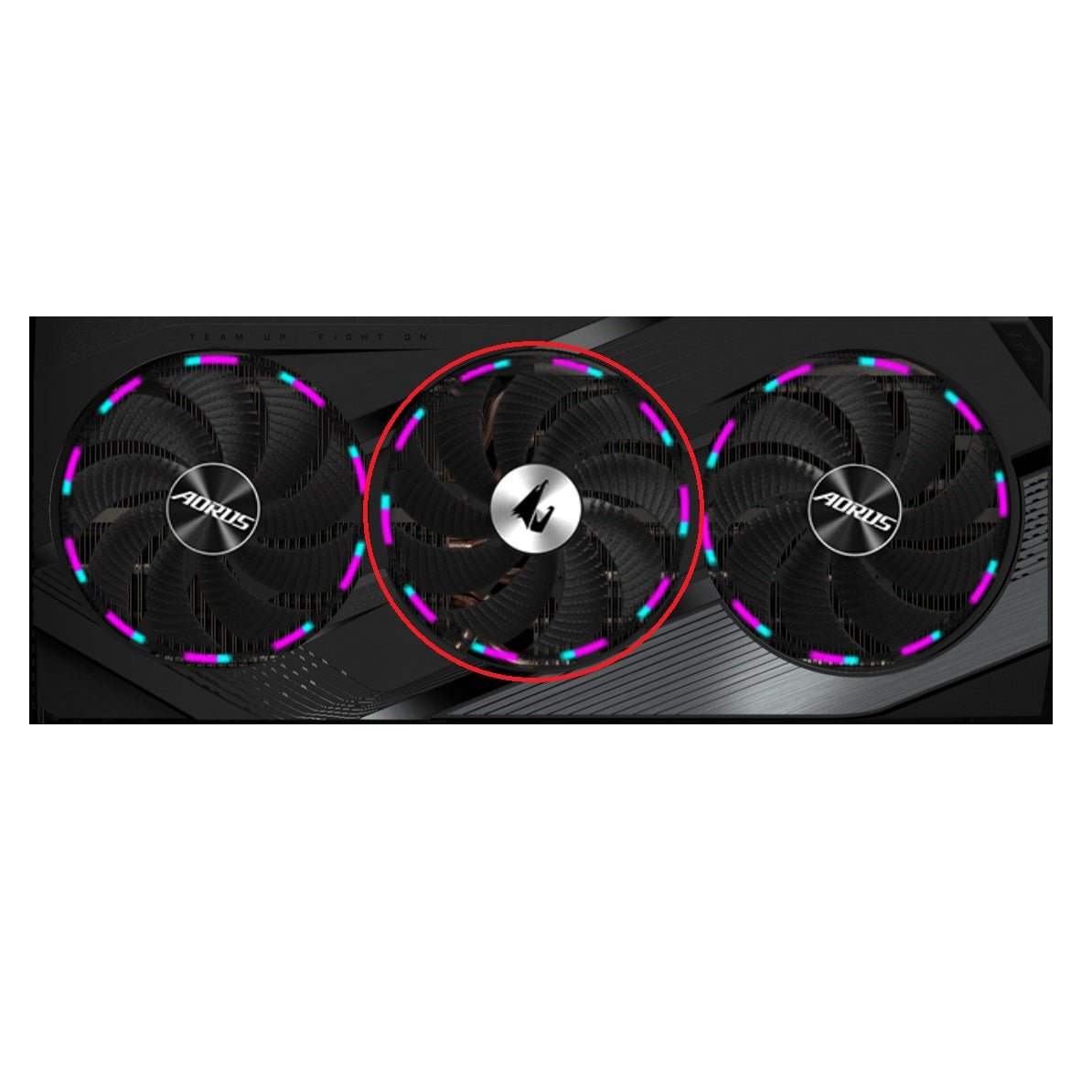 GIGABYTE AORUS GeForce RTX 4070 Ti ELITE 12G GPU Fan Replacement