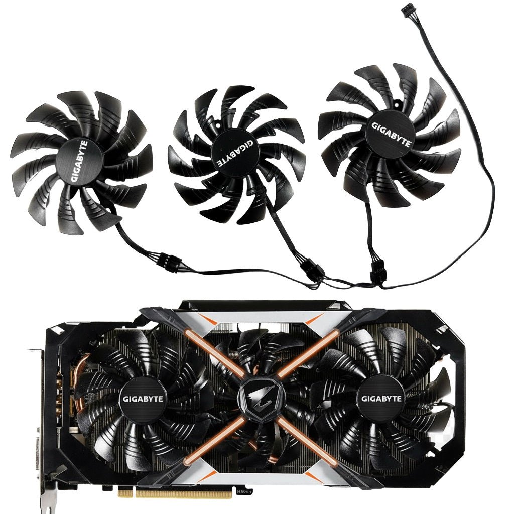 GIGABYTE AORUS GTX 1070 / 1080 / 1080Ti / RTX 2060 XTREME Fan Replacement