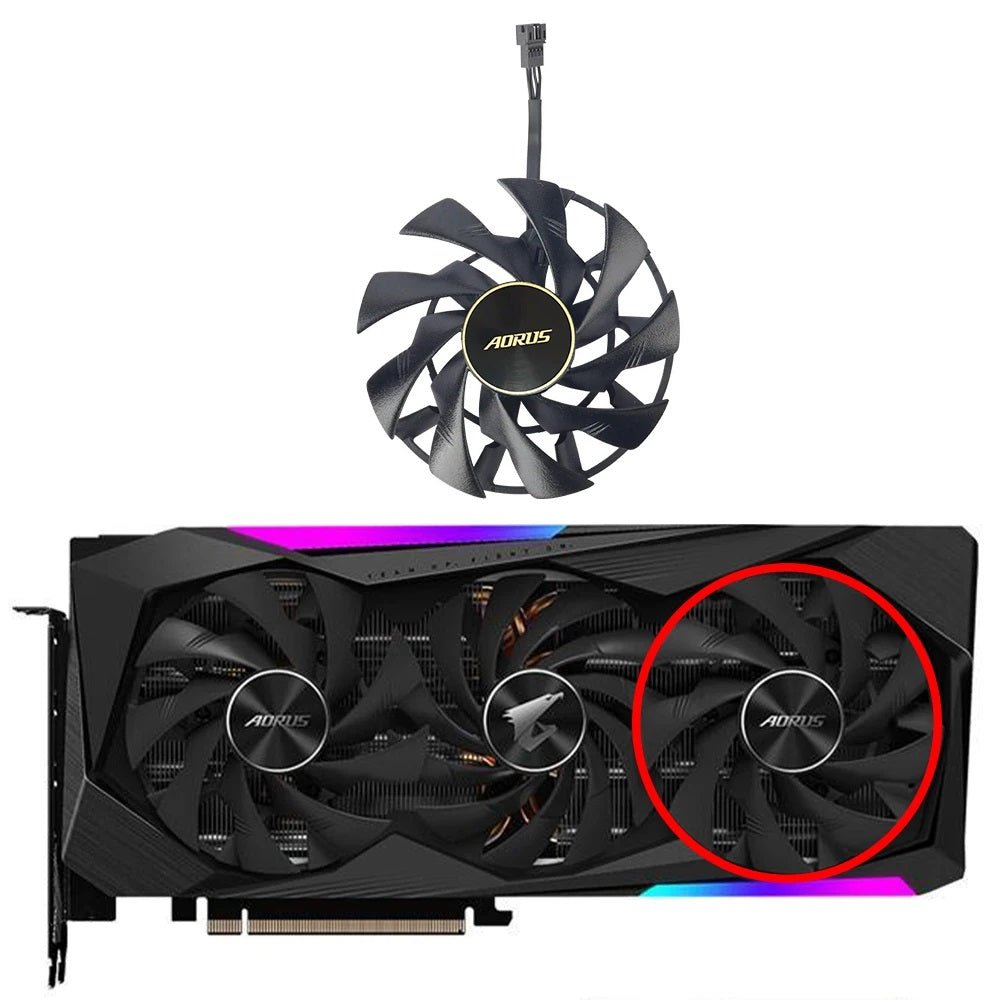 GIGABYTE AORUS RTX 3060Ti, 3070 MASTER Fan Replacement