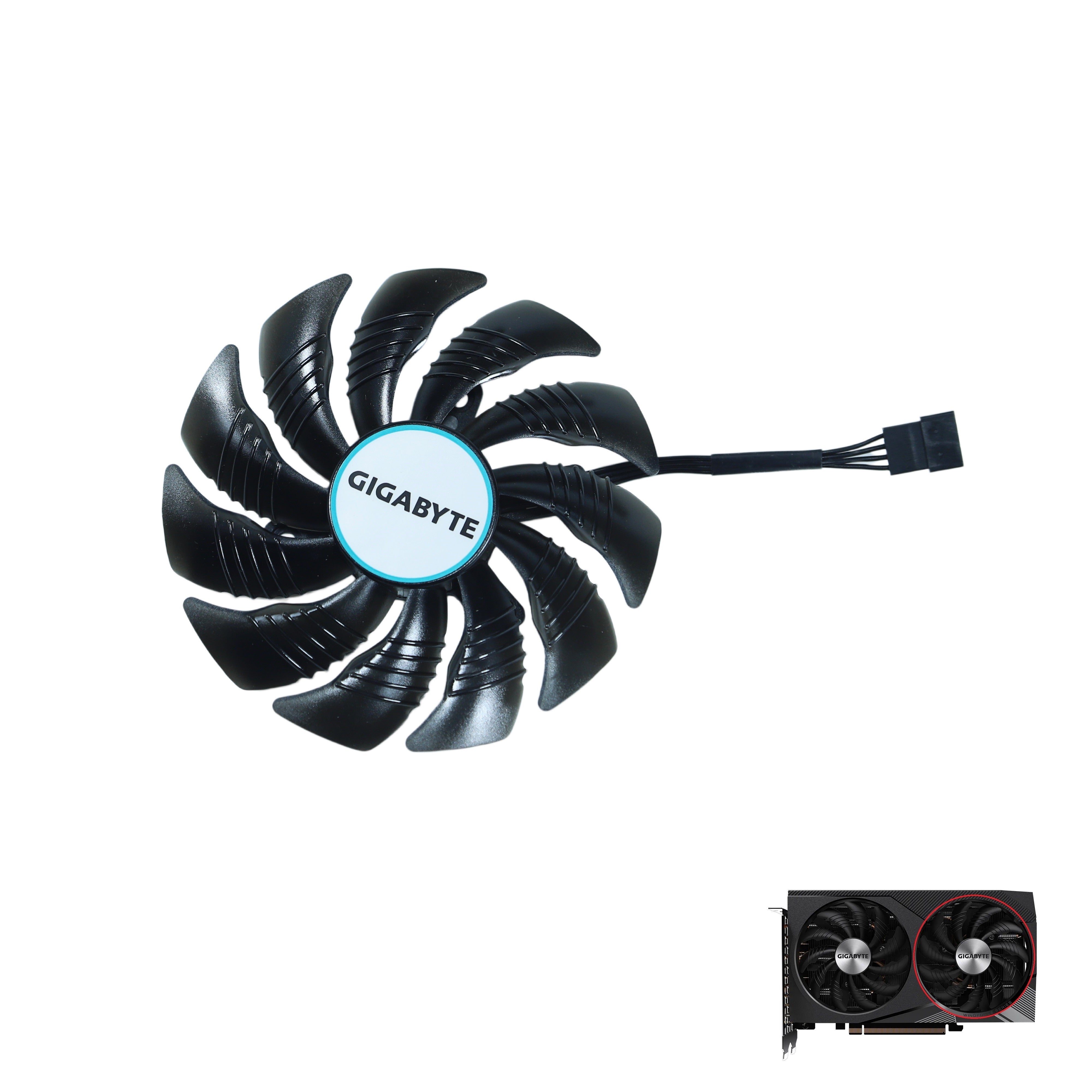 GIGABYTE GeForce RTX 3060, 3060 Ti WINDFORCE / GAMING GPU Fan Replacement