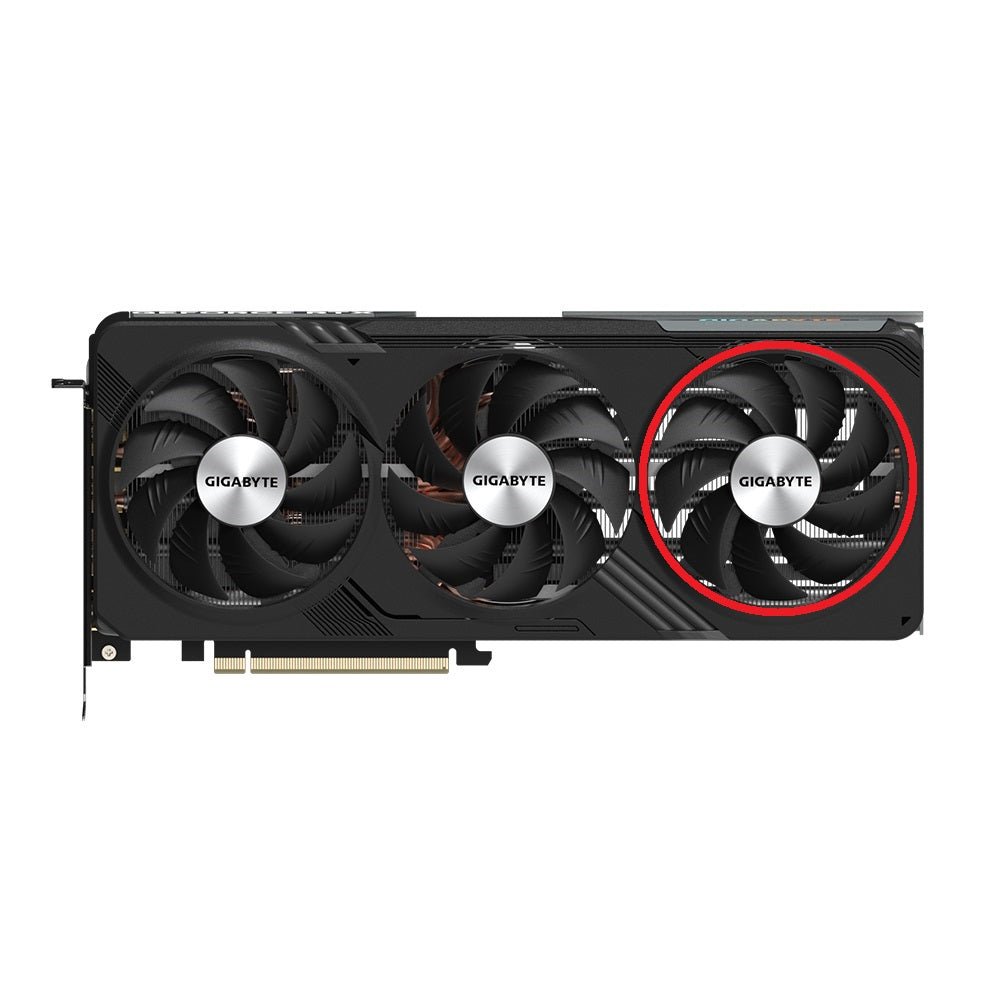 Gigabyte GeForce RTX 4070, 4070 Ti SUPER GAMING GPU Fan Replacement