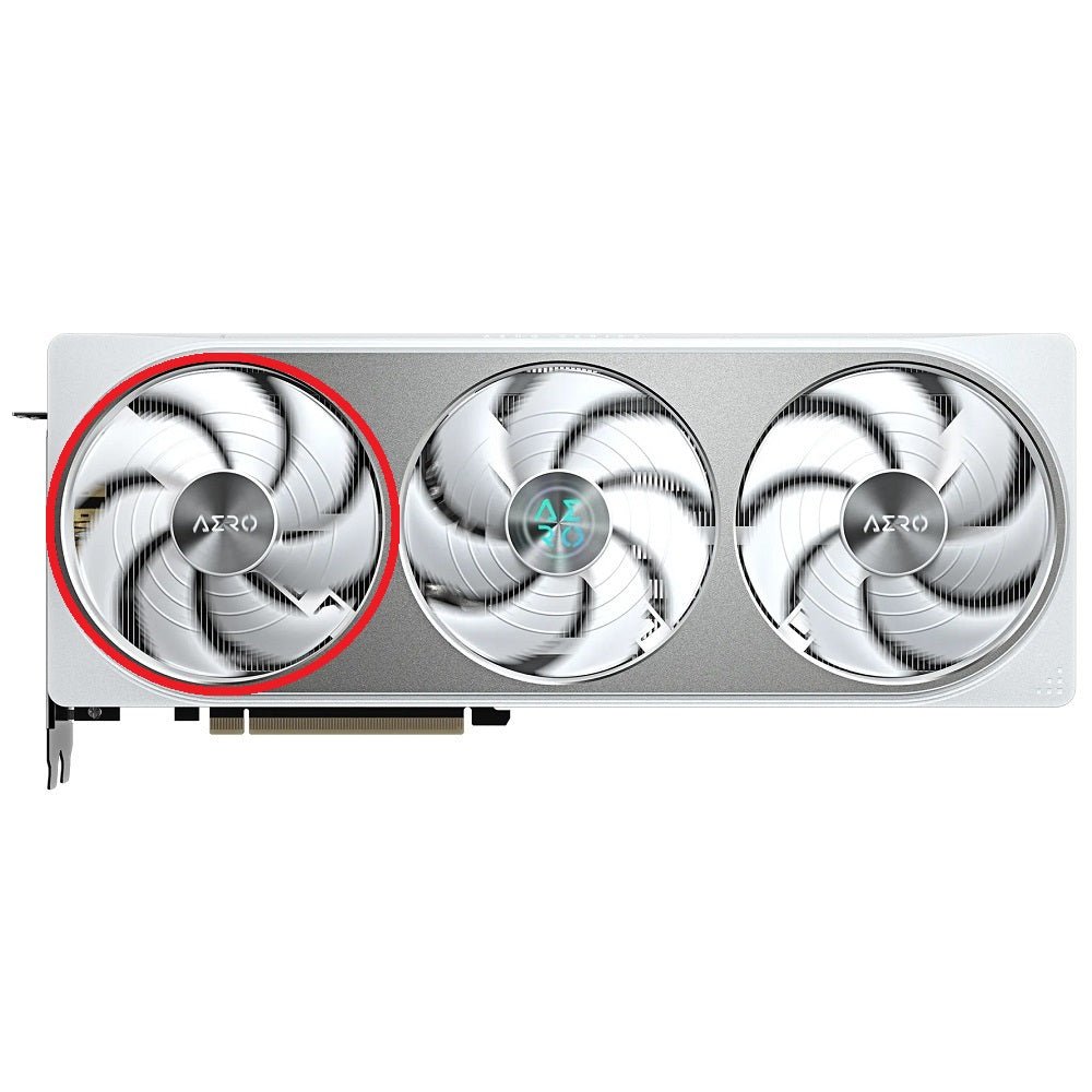 Gigabyte GeForce RTX 5070, 5080 AERO OC GPU Fan Replacement
