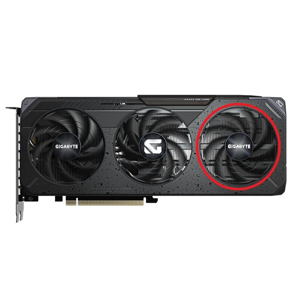 Gigabyte Radeon RX 9060 XT GAMING OC GPU Fan Replacement